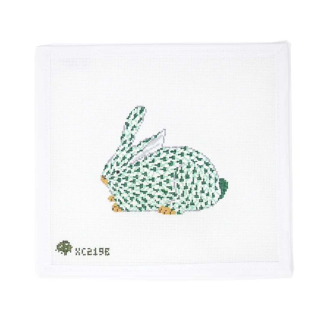 Herend Bunny - Green