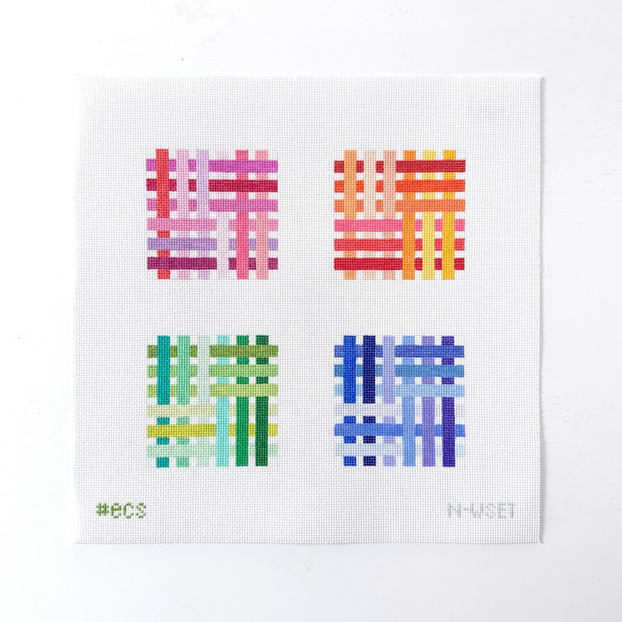 Woven coaster set