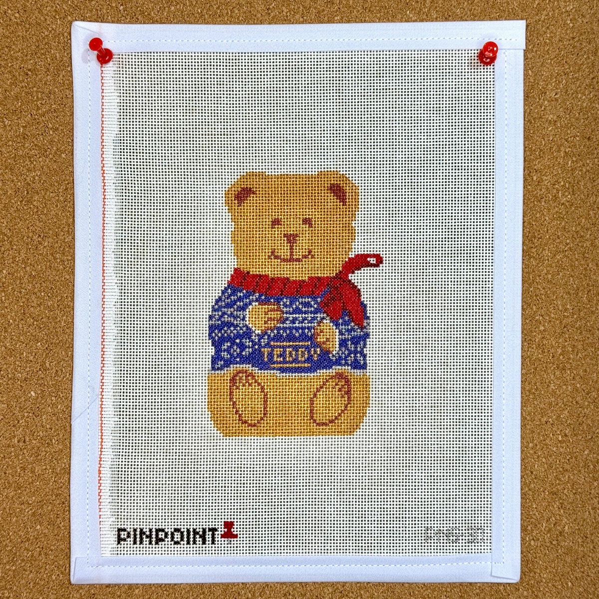 Chocolate Teddy Bear - Blue Sweater