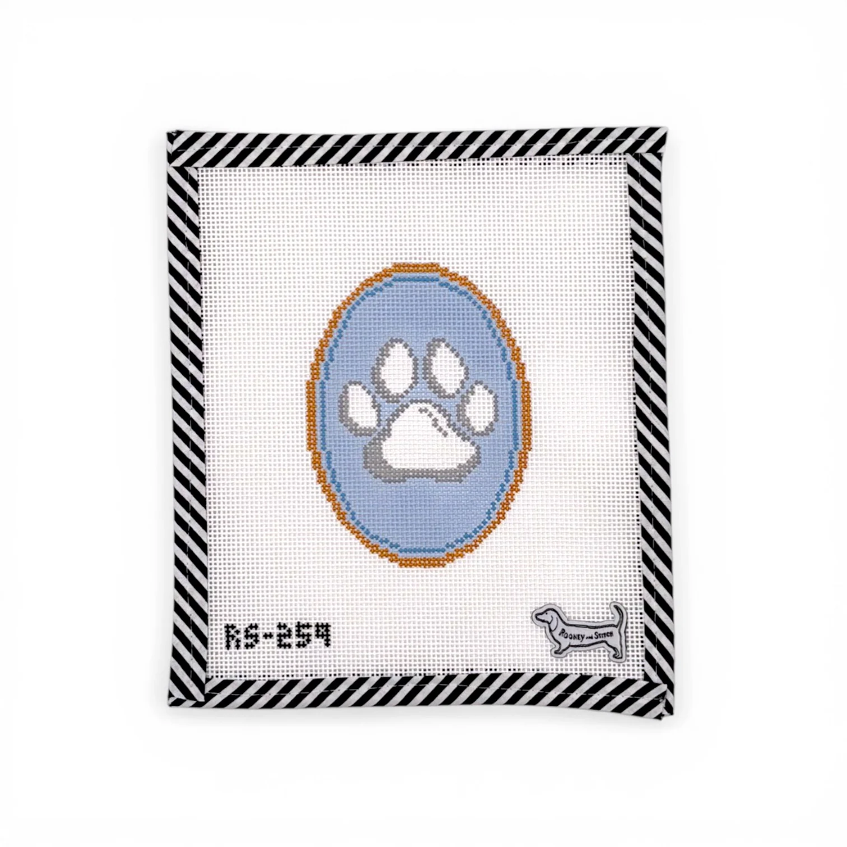 Paw Print Cameo