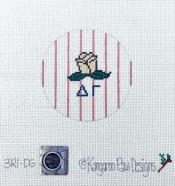 3” mascot round-Delta Gamma