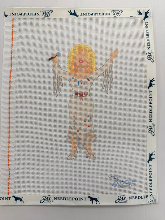 Fancy Dolly Needlepoint
