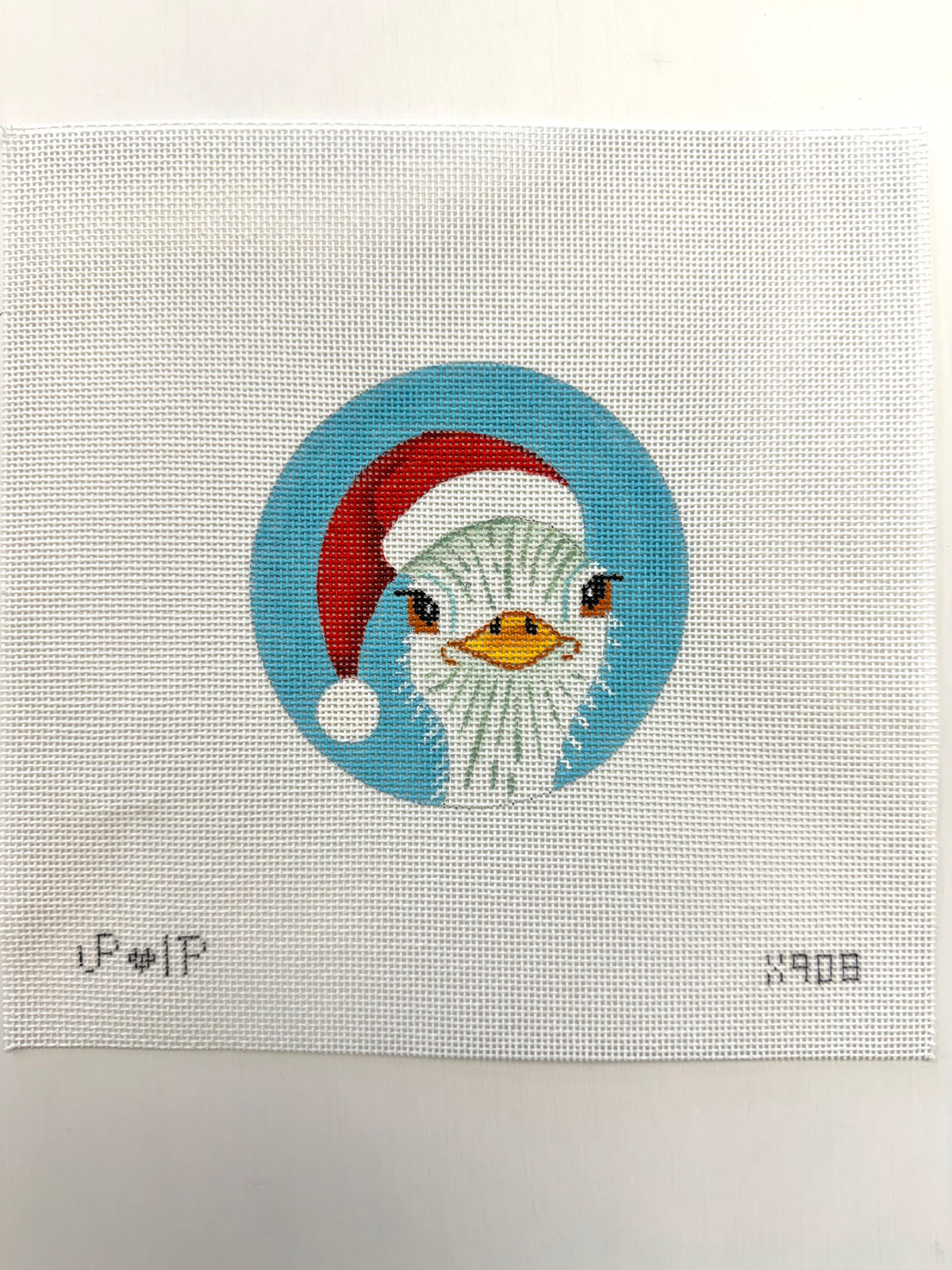 Ostrich w/Santa Hat