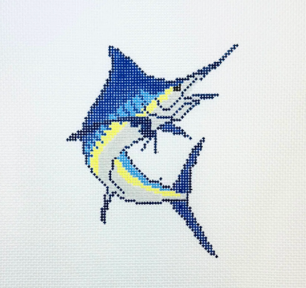 Blue Marlin Jumping