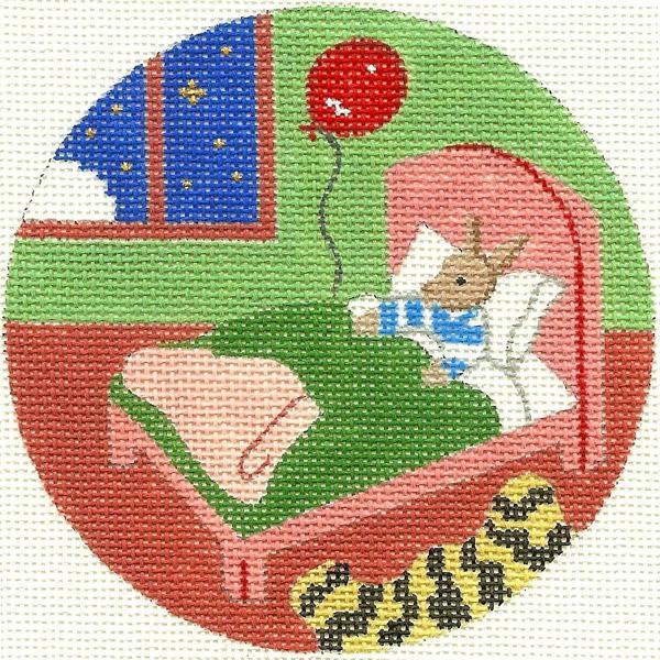 Bunny in Bed Ornament 
