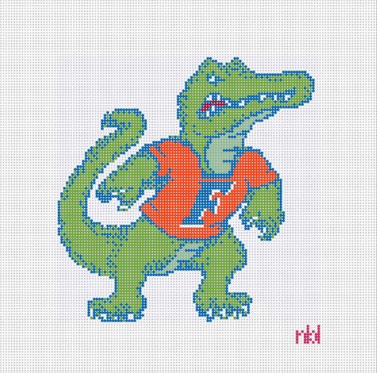 Florida Standing Gator Mascot 6 by 6