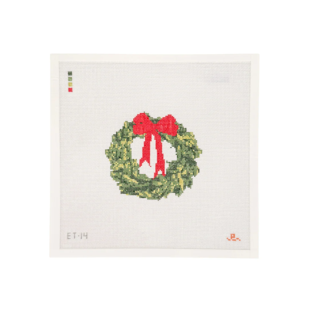 WS Holiday Wreath Canvas