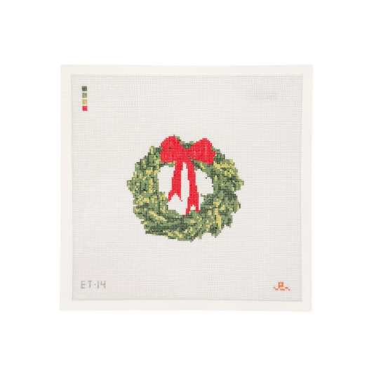 WS Holiday Wreath Canvas
