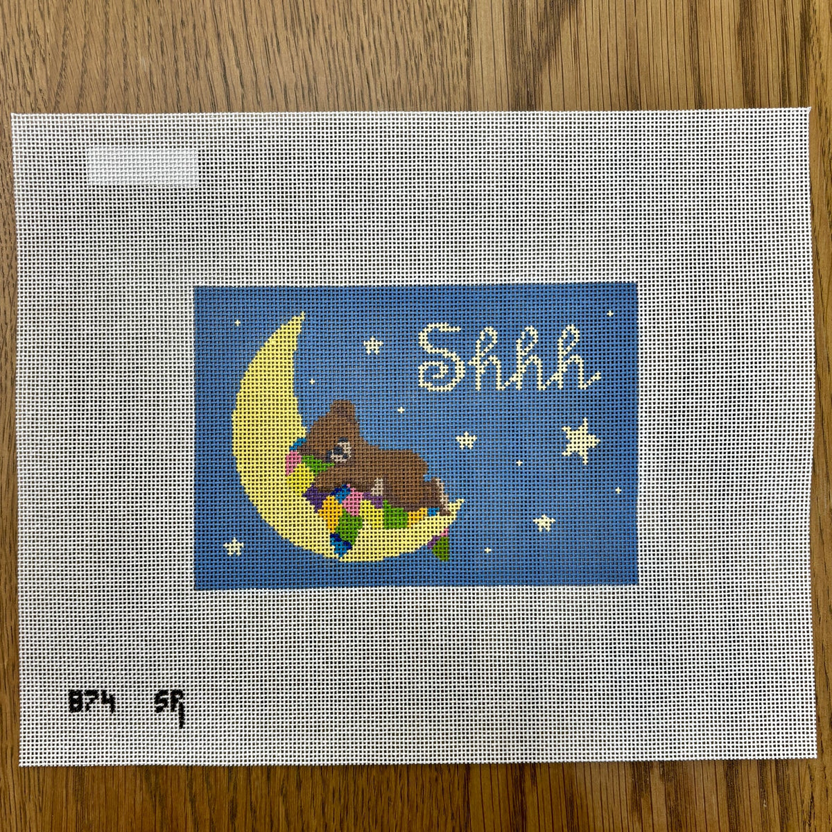 Bear Sleeping on Moon