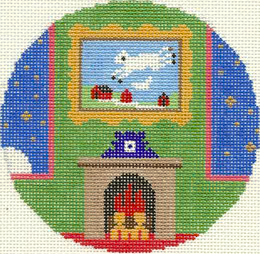 Cow Jumping Over the Moon Ornament 