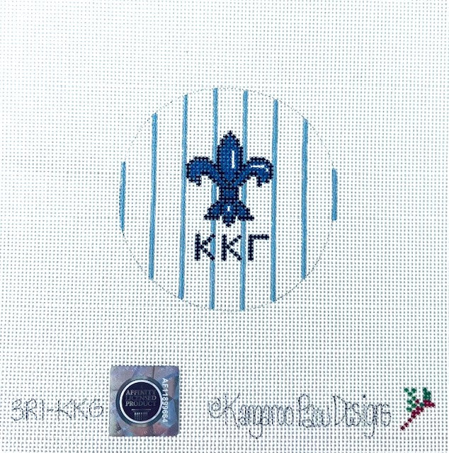 3” mascot round-Kappa Kappa Gamma