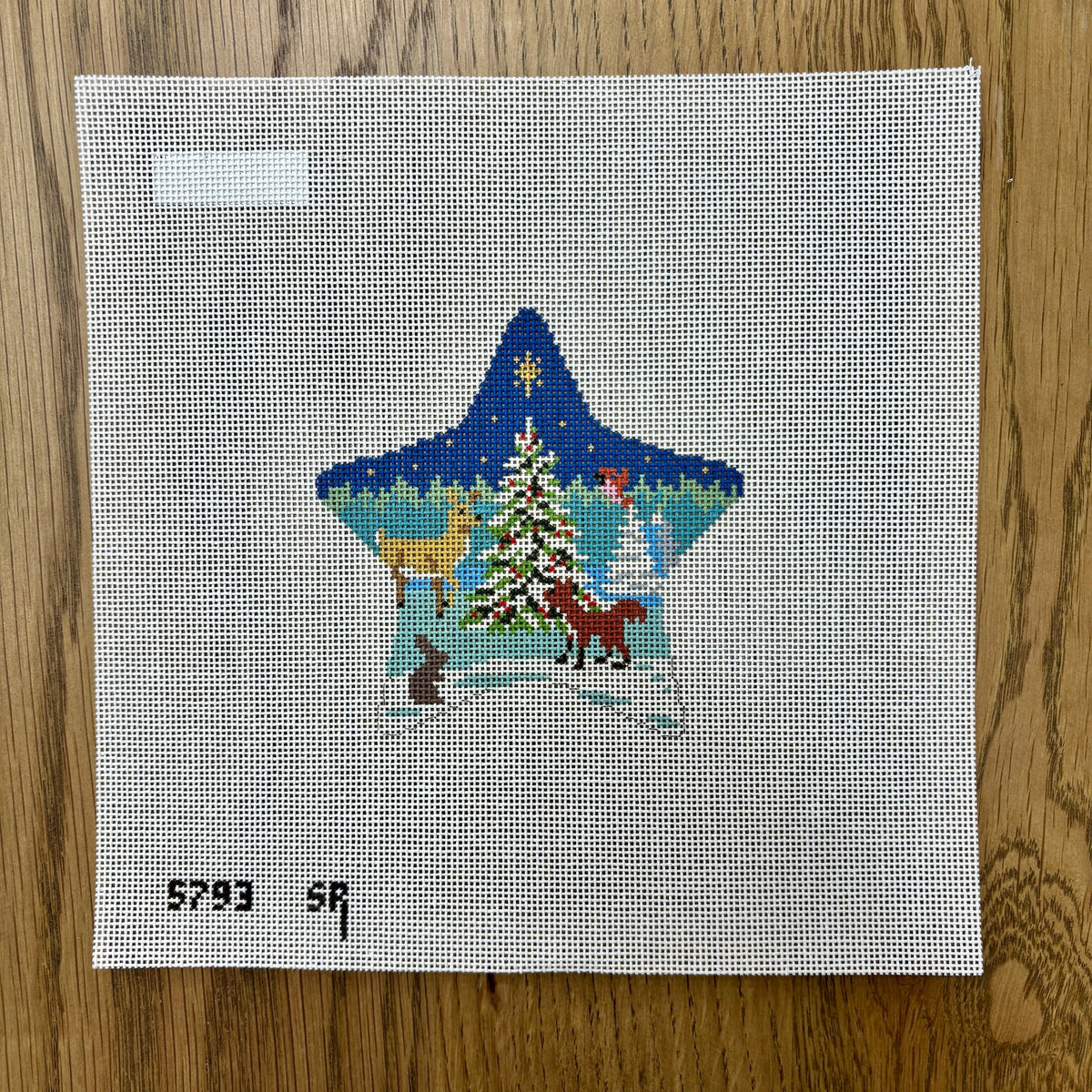 Star,  Forest Tree and Animals