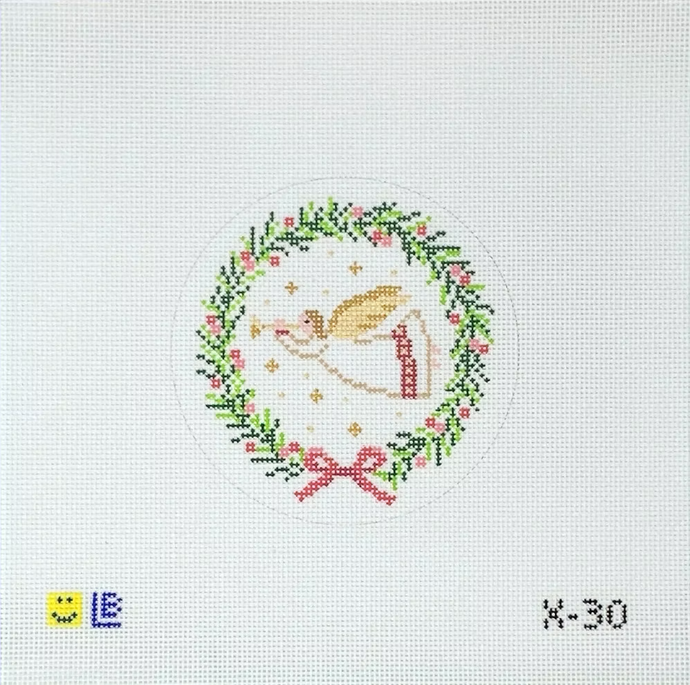 Angel with Horn Wreath