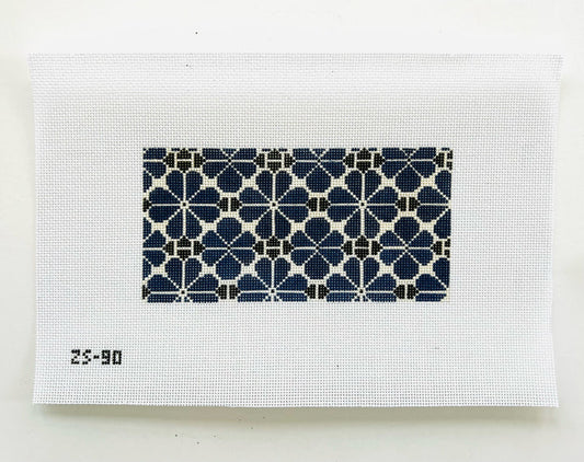 Navy Poppy Pattern