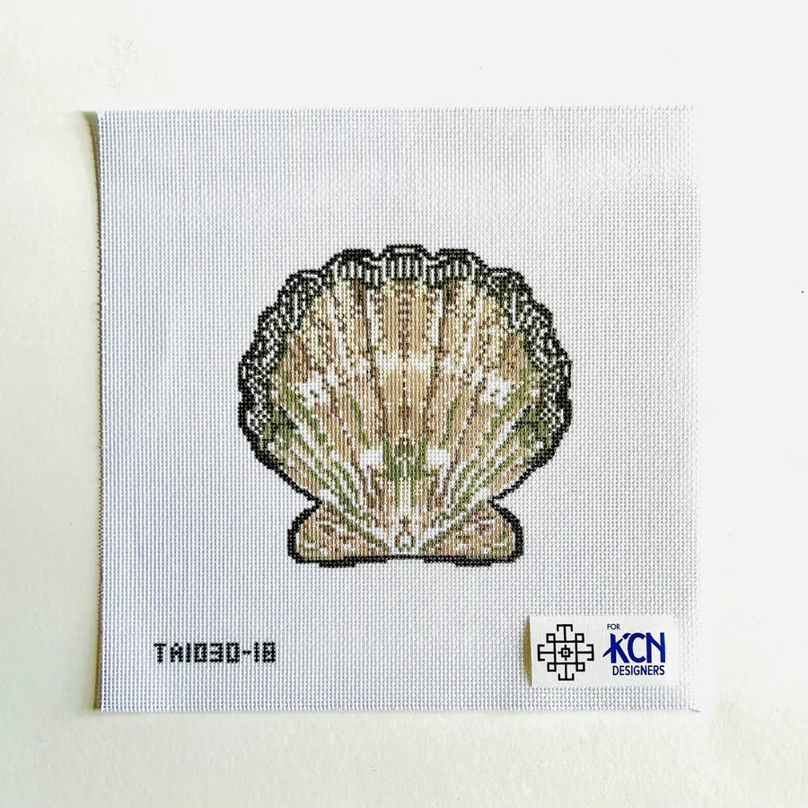 Scallop Ornament Brown