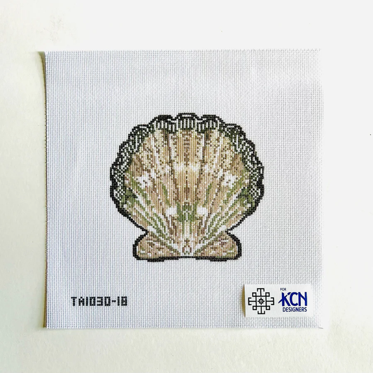 Scallop Ornament Brown