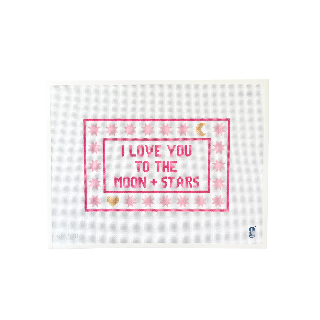 I love you to the Moon Pink