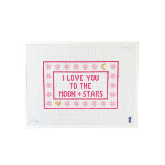 I love you to the Moon Pink