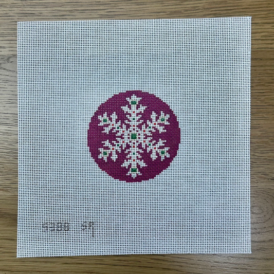 SNOWFLAKE, Raspberry JEWELED