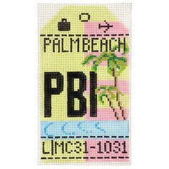 Palm Beach Retro Travel Tag