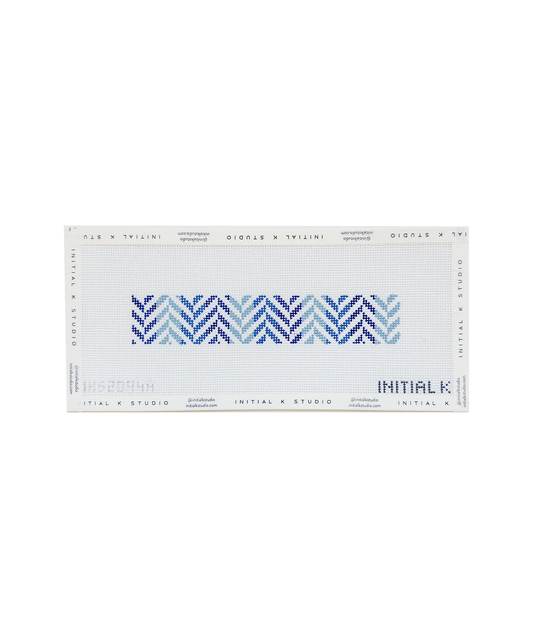 Herringbone Fob Blue
